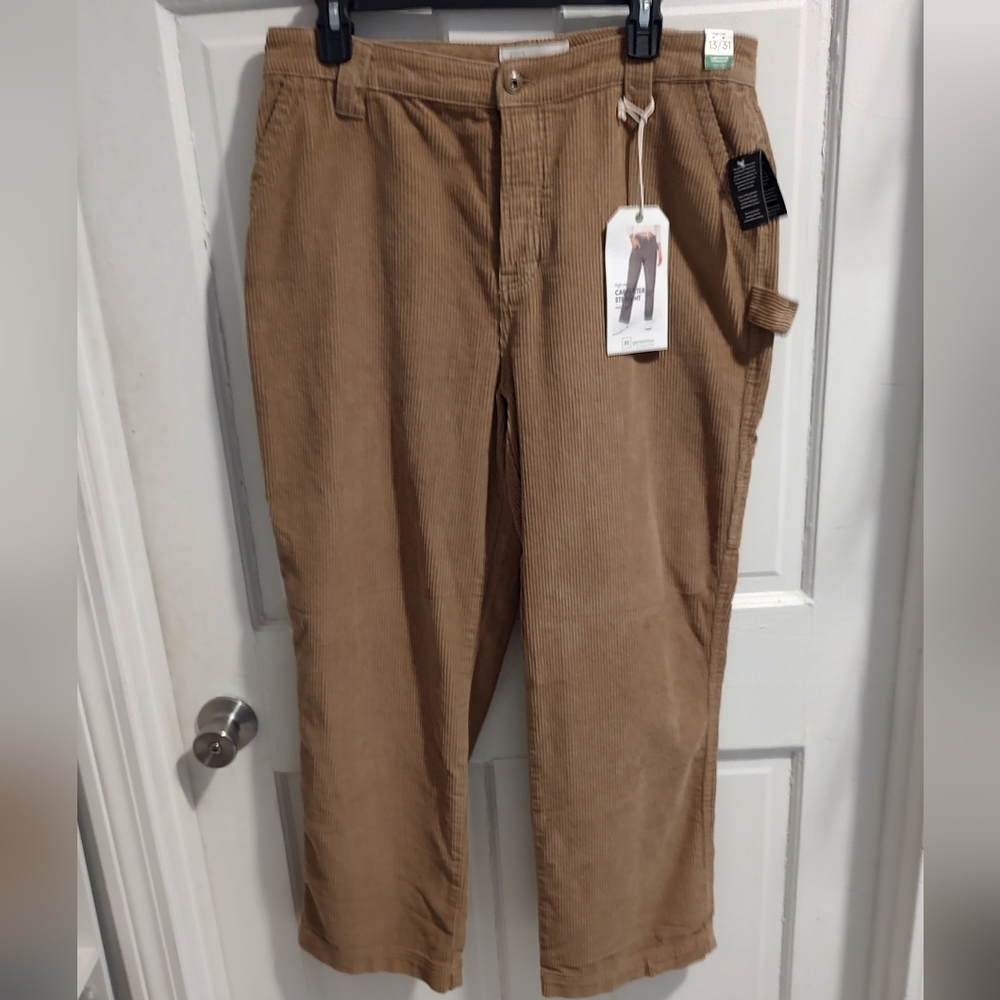 NWT RE generation new age high rise carpenter straight pants size 13/31